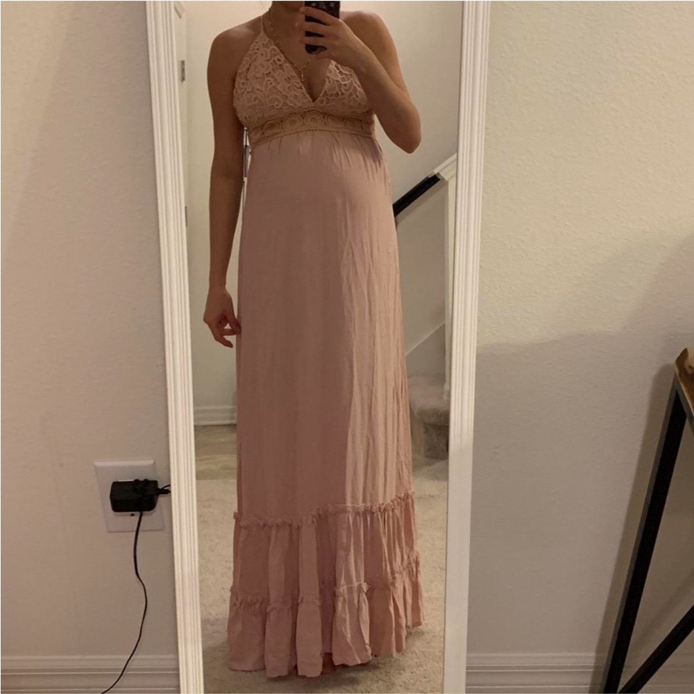 Maxi Stunning  Dress size L- fits also S/M like new!